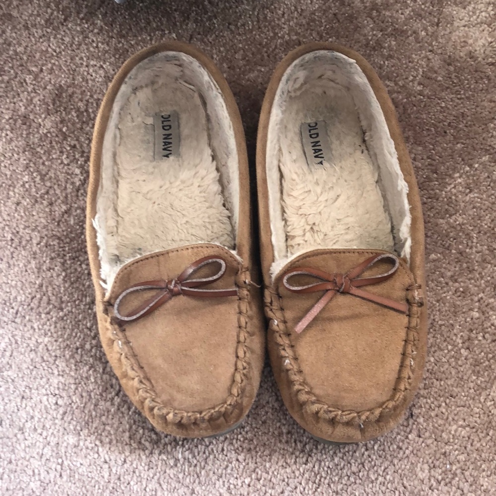Old Navy, brown slippers/shoes